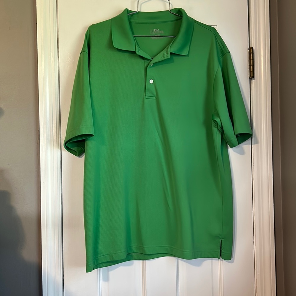 PGA Tour Polo Green Men's XL